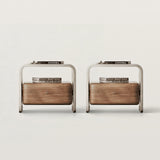 One Drawer Nightstand Bed Side Table with Storage Shelf