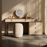 Integrated Bedroom Makeup Vanity And Cabinet with Mirror