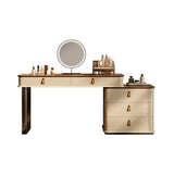 Integrated Bedroom Makeup Vanity And Cabinet with Mirror