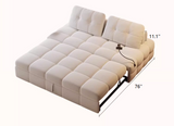 Rebound Folding Sofa Bed with Three Dimensional Surface