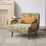 Folding Sofa Bed with Linen Fabric for Living Room Bedroom