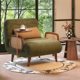 Folding Sofa Bed with Linen Fabric for Living Room Bedroom