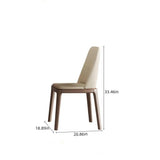 Modern Upholstered Dining Chair High Back Accent Side Chairs