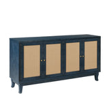 59inch Large Rattan Sideboard Buffet Cabinet with Storage