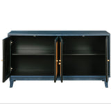 59inch Large Rattan Sideboard Buffet Cabinet with Storage