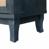 59inch Large Rattan Sideboard Buffet Cabinet with Storage