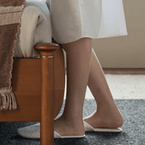 French Retro Bedroom Double Bed with Cowhide And Wood