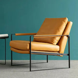 Simple Yellow Sofa Chair Casual Chair for Living Room