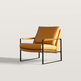 Simple Yellow Sofa Chair Casual Chair for Living Room