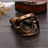 Retro Brass Compass Mini Telescope Study Room Decoration