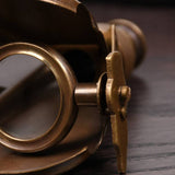 Retro Brass Compass Mini Telescope Study Room Decoration