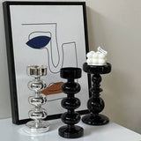Italian Light Luxury Candlestick TV Cabinet Wine Cabinet Decoration