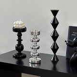 Italian Light Luxury Candlestick TV Cabinet Wine Cabinet Decoration