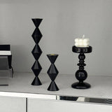 Italian Light Luxury Candlestick TV Cabinet Wine Cabinet Decoration