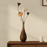 Resin Vase with Artificial Flowers Decoration for Living Room Entry