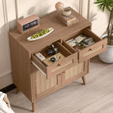 Rattan Sideboard Cabinet Storage Buffet