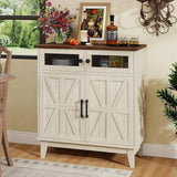 Farmhouse Storage Cabinet with Adjustable Shelves