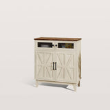 Farmhouse Storage Cabinet with Adjustable Shelves