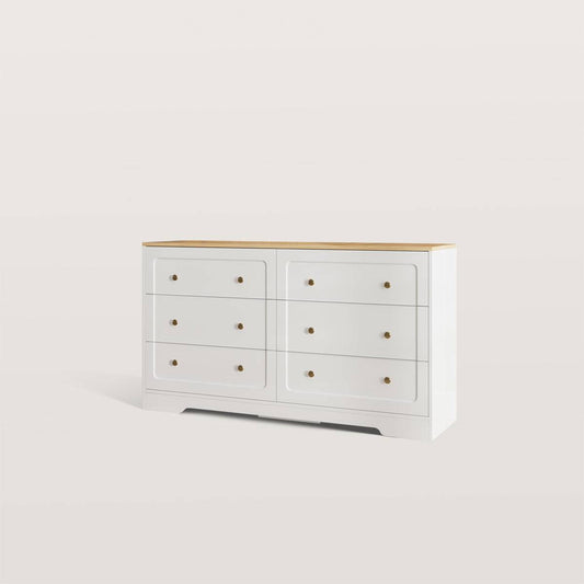 6 Drawers Dresser Chest of Drawers Storage Cabinet