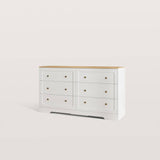6 Drawers Dresser Chest of Drawers Storage Cabinet