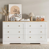 6 Drawers Dresser Chest of Drawers Storage Cabinet
