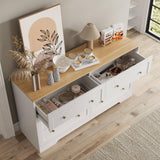 6 Drawers Dresser Chest of Drawers Storage Cabinet