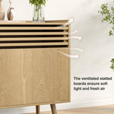 Mid-Century Modern Hidden Litter Box Enclosure