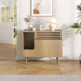 Mid-Century Modern Hidden Litter Box Enclosure