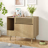 Mid-Century Modern Hidden Litter Box Enclosure