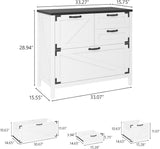 Large Farmhouse File Cabinets with 4 Drawers