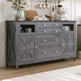 Wooden Kitchen Sideboard Buffet Cabinet