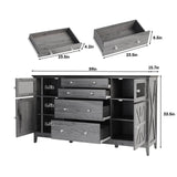 Wooden Kitchen Sideboard Buffet Cabinet