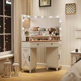 Corner Makeup Vanity Desk Dressing Table