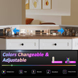 Corner Makeup Vanity Desk Dressing Table