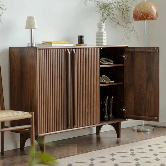 Shoe Cabinet + Console Table, Storage and Beauty Coexist