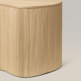 Modern Natural Storage Side Table