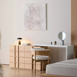 Integrated Makeup Vanity Dresser Cabinet with Chest of Drawers