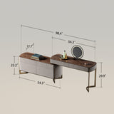 Makeup Vanity Table with Mirror Dressing Table