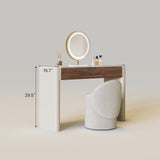 Modern Makeup Vanity Set Dressing Table Set with Drawers