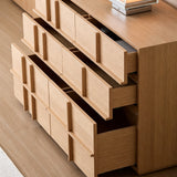 Integrated Makeup Vanity Dresser Cabinet with Chest of Drawers