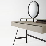 Modern Makeup Vanity Desk with Metal Legs