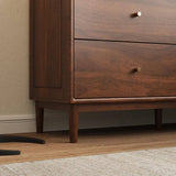 Mid-Century Storage Cabinet Dresser with 6 Drawers