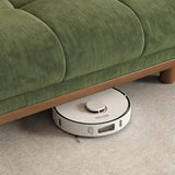 Deep-Seat Upholstered Sofa with Adjustable Headrest