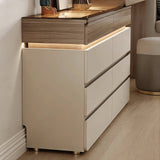 Luxury Extendable Makeup Vanity with Flip-up Mirror&Strip Lights