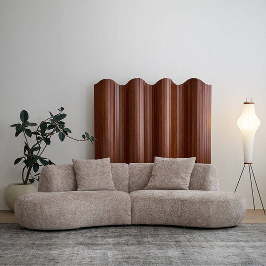 Modular Curved Sofa Camber Style Couch for Living Room