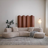 Modular Curved Sofa Camber Style Couch for Living Room
