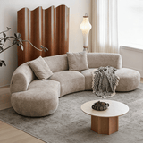 Modular Curved Sofa Camber Style Couch for Living Room