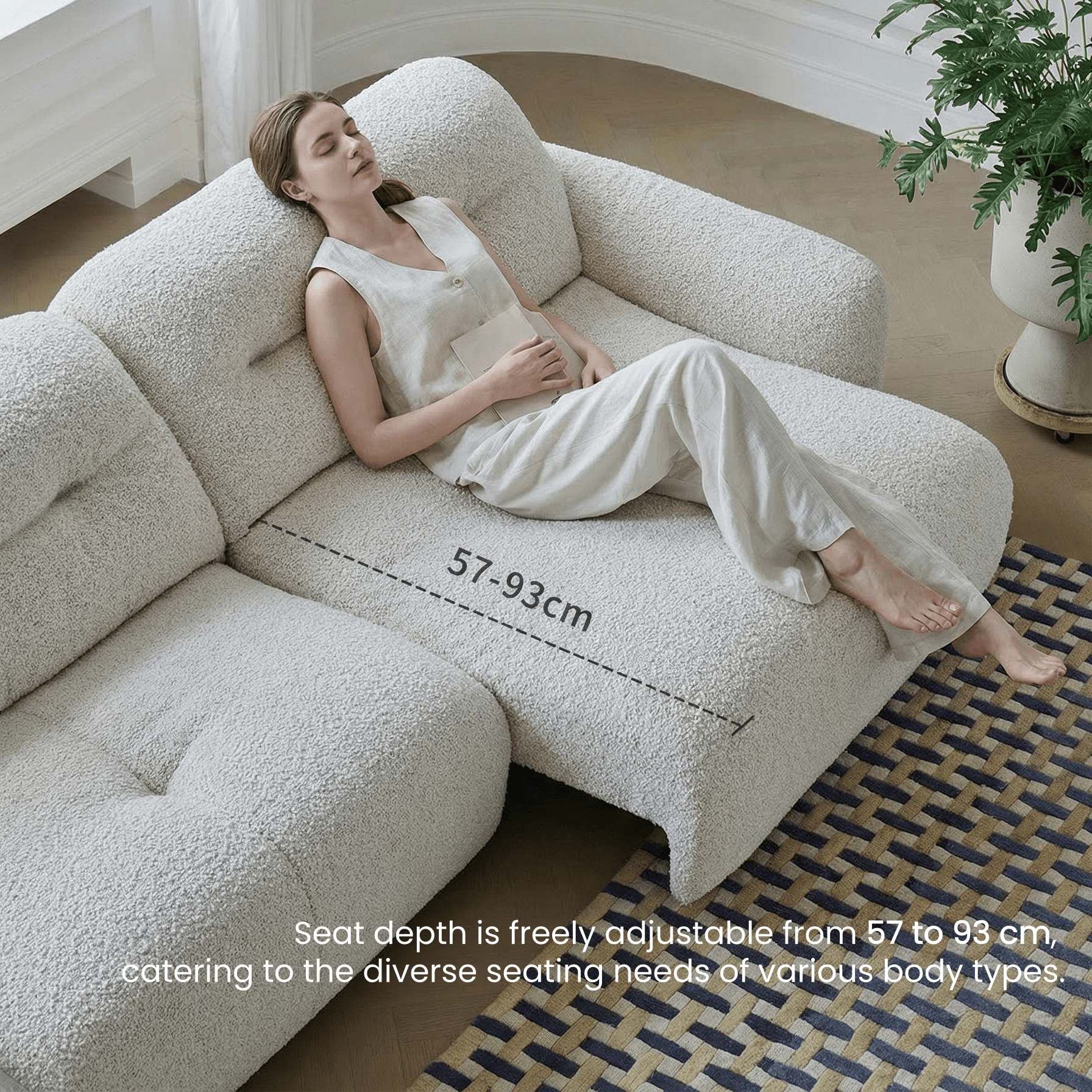 Beige(Boucle Fabric)