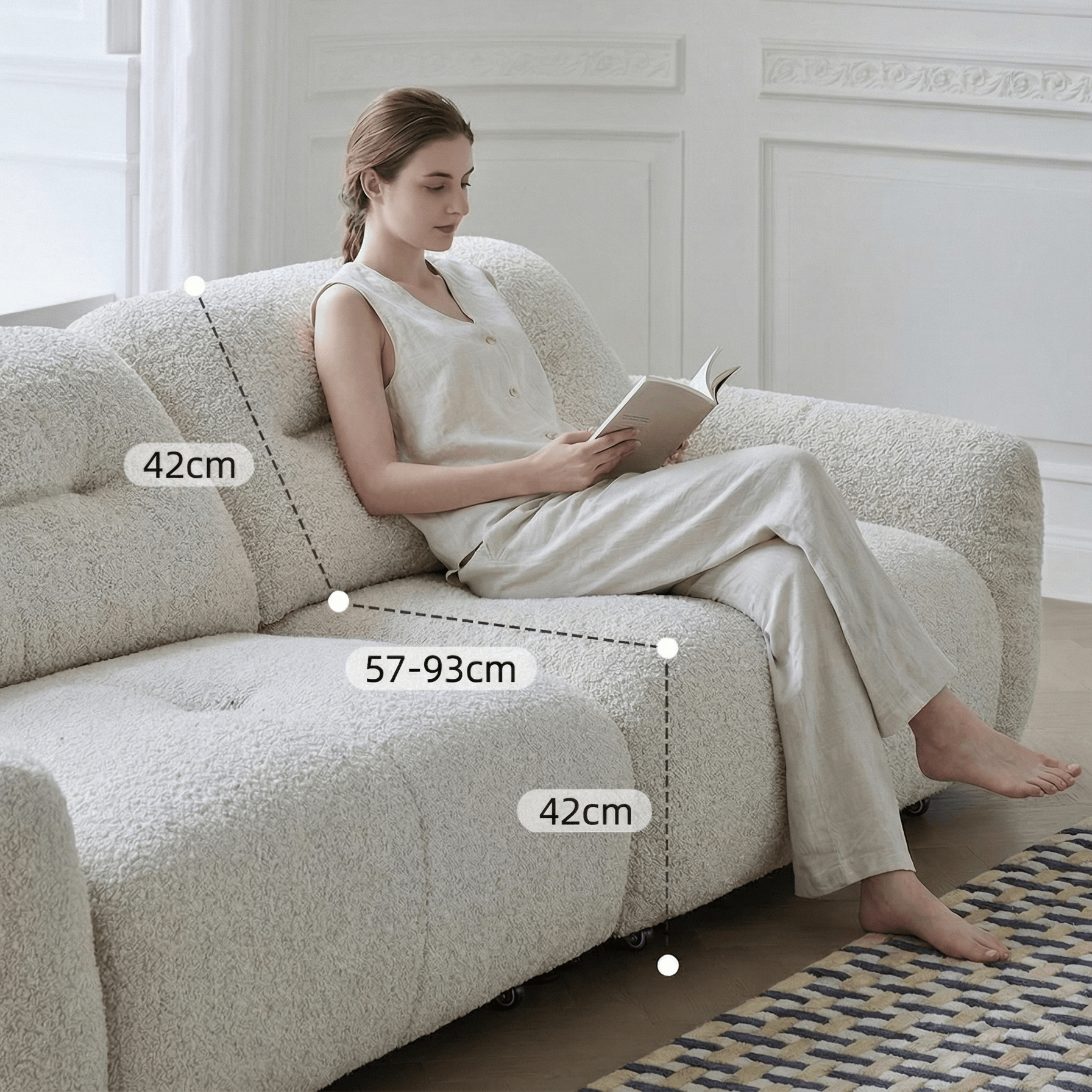 Beige(Boucle Fabric)