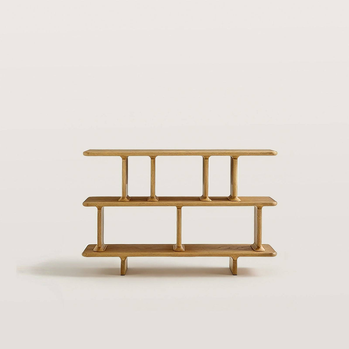 Cube 3-Tier Stack Bookshelf with Modular Open Shelving